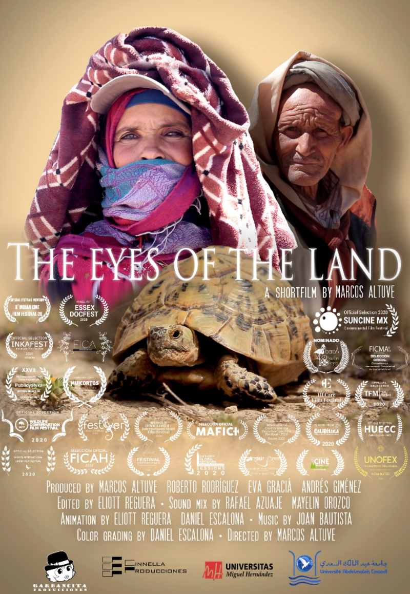 Fig 3. Poster of the short documentary film The eyes of the land. Fig 3. Poster of the short documentary film The eyes of the land.